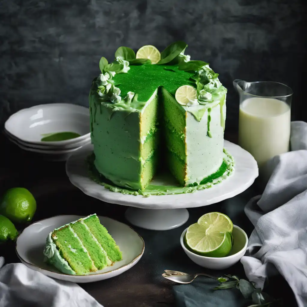 Green and Lime Cake