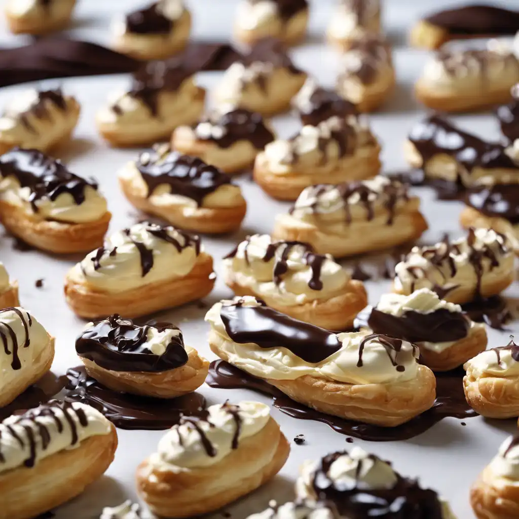 Cream Cheese Éclair with Chocolate