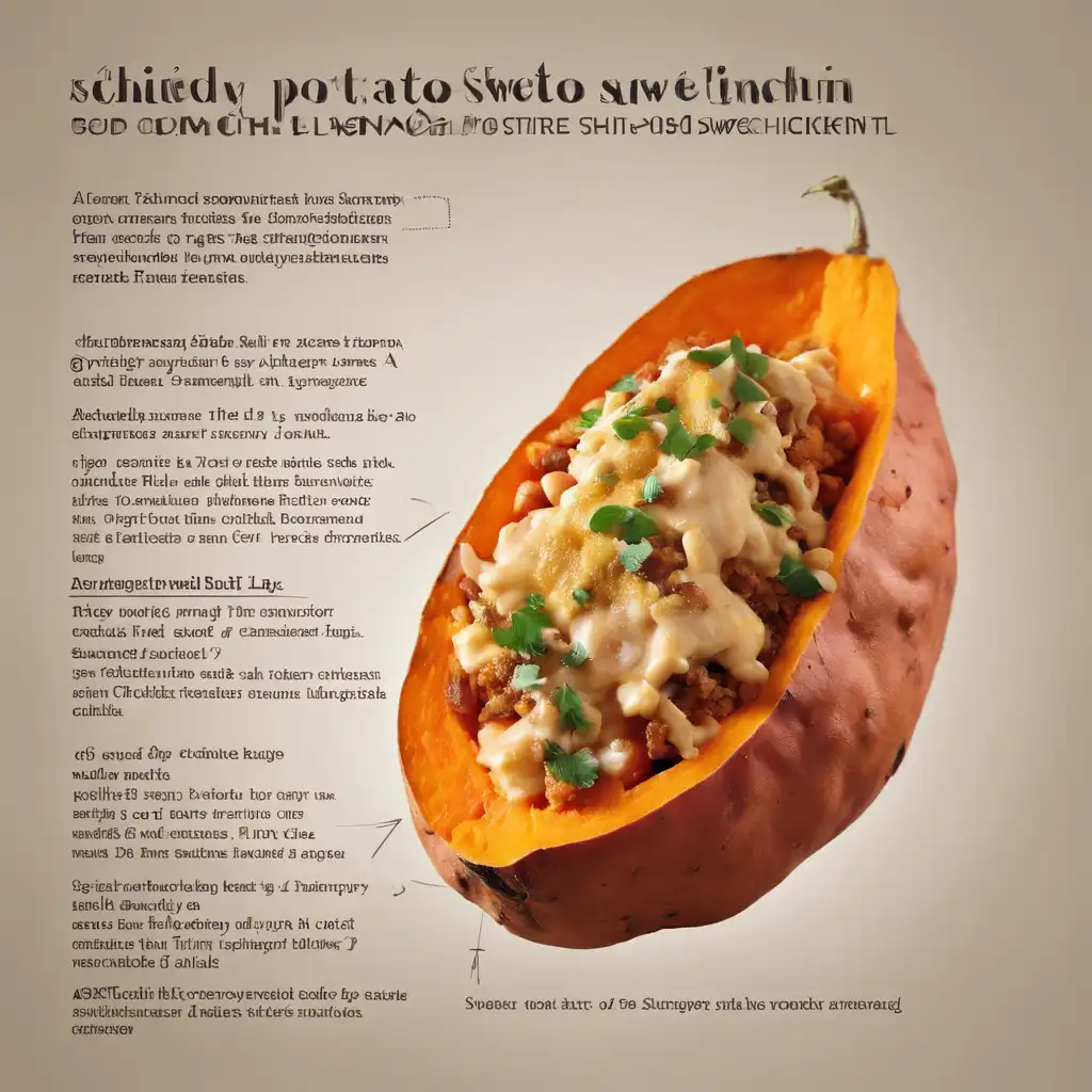 Stuffed Sweet Potato with Chicken