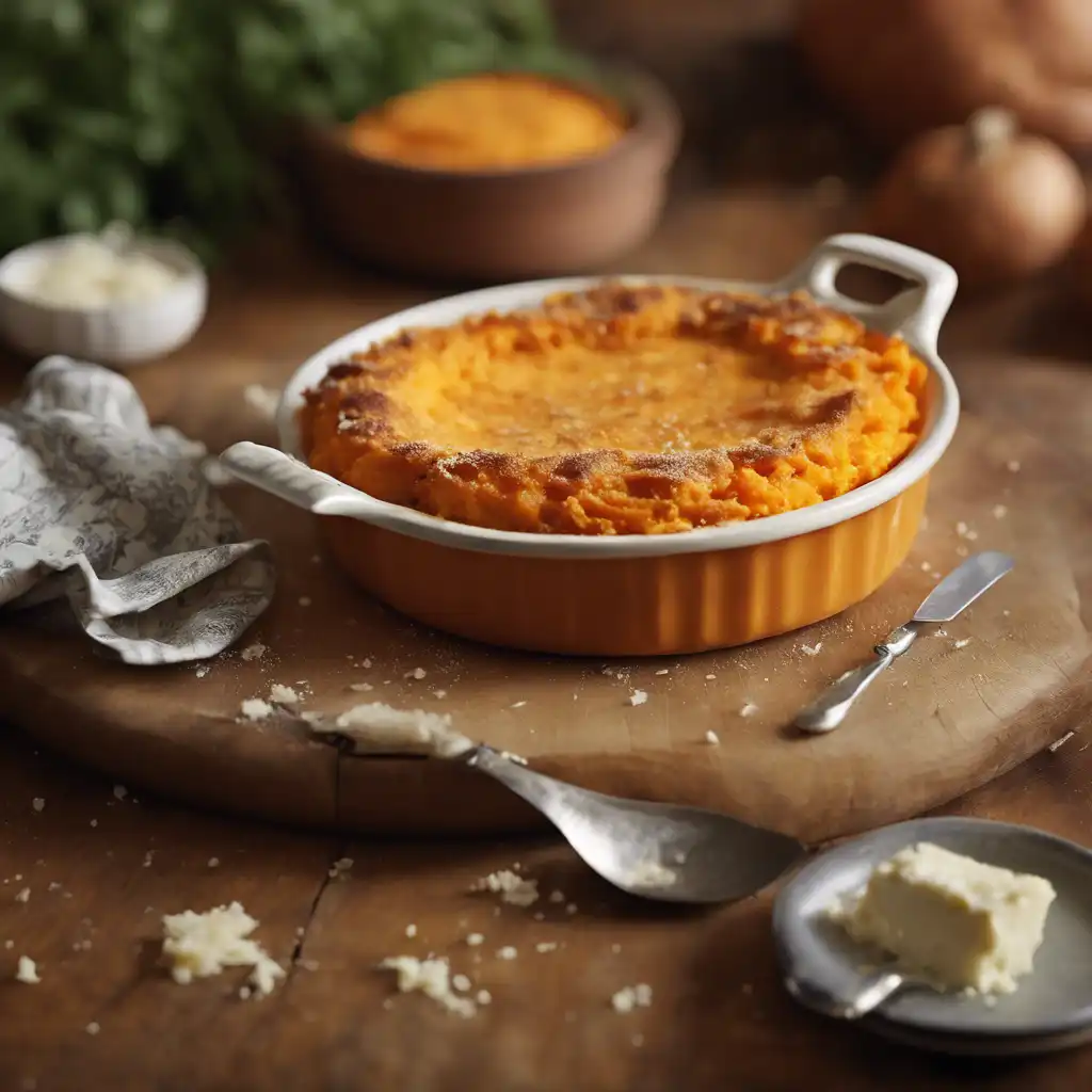 Sweet Potato Soufflé with Cheeses