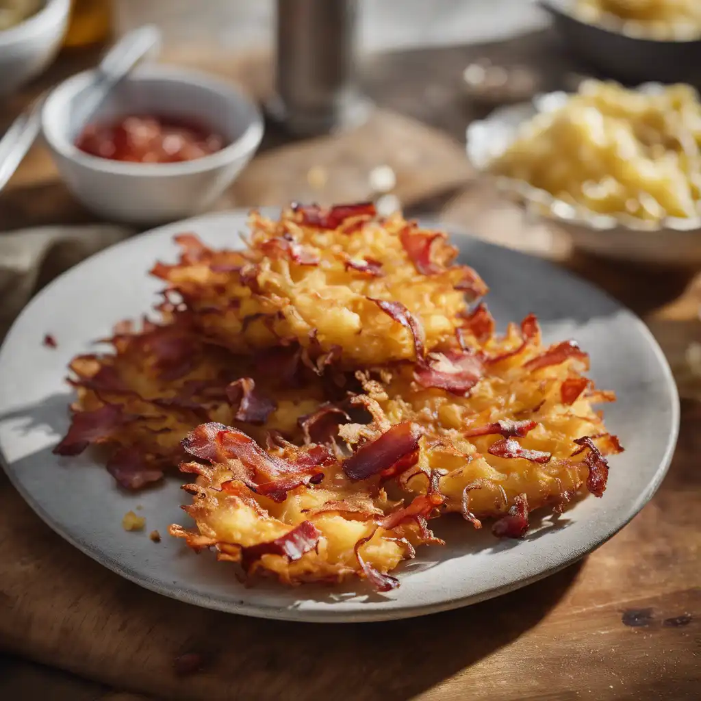 Shredded Potato and Bacon Fritters