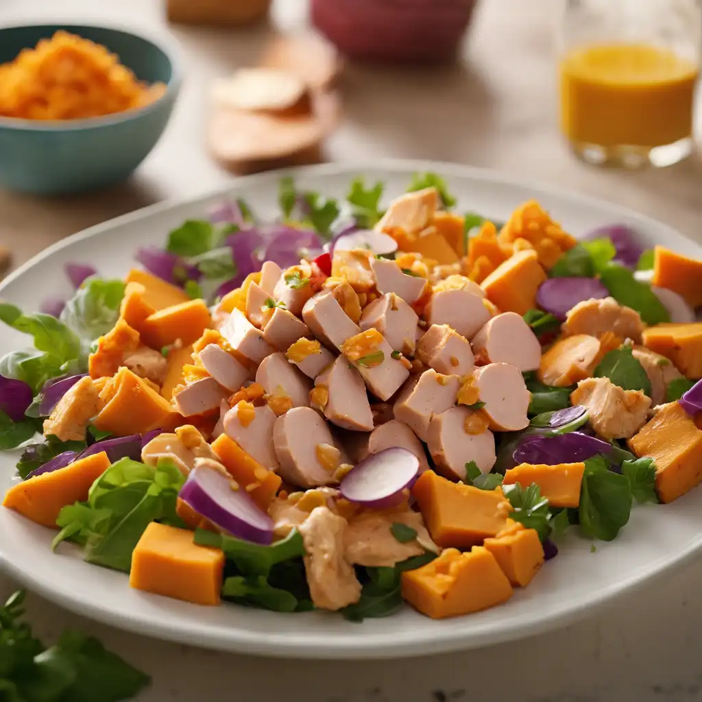 Sweet Potato Salad with Chicken