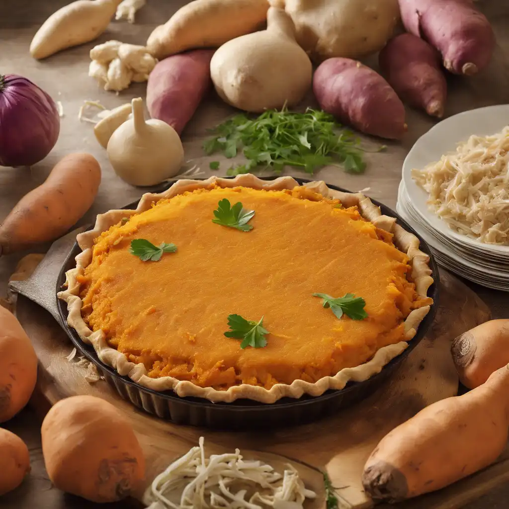 Sweet Potato with Chicken and Catupiry