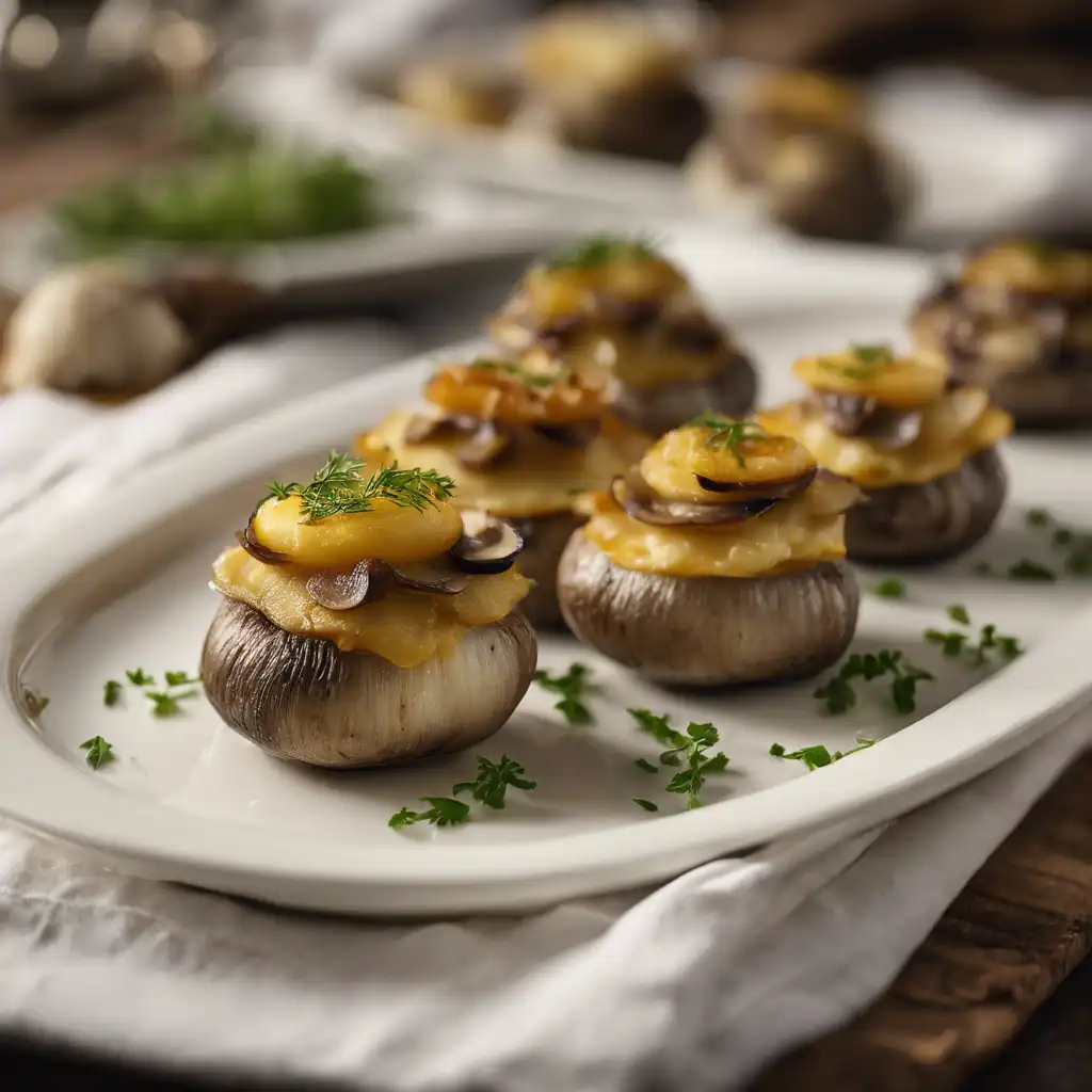 Dauphinois Stuffed Mushrooms