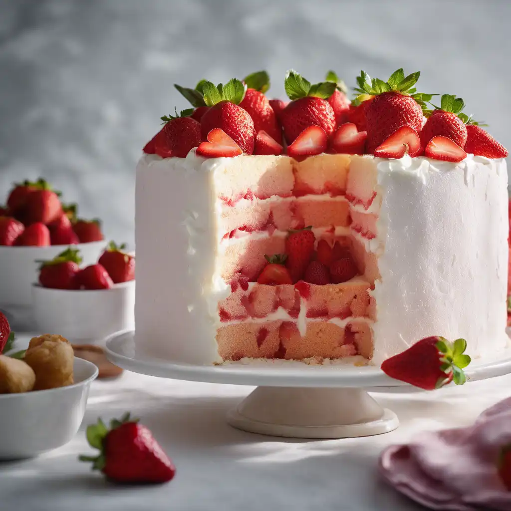 Strawberry Chiffon Cake