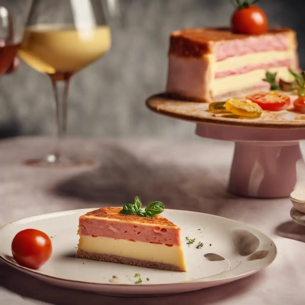 Mortadella and Cheese Cake from Blender