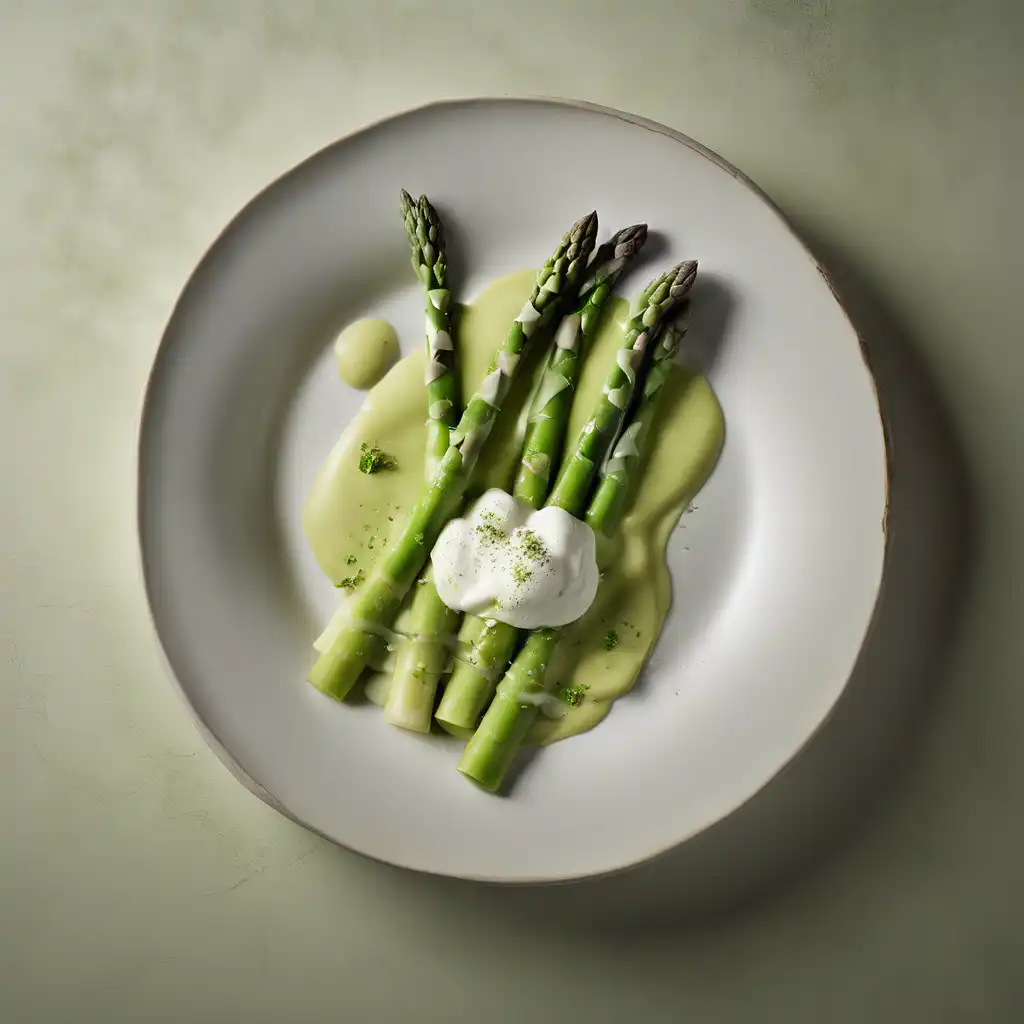 Creamy Asparagus with Truffle Foam