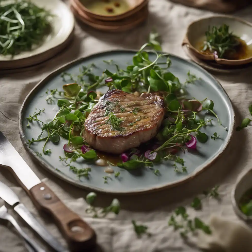 Costletas with Purslane