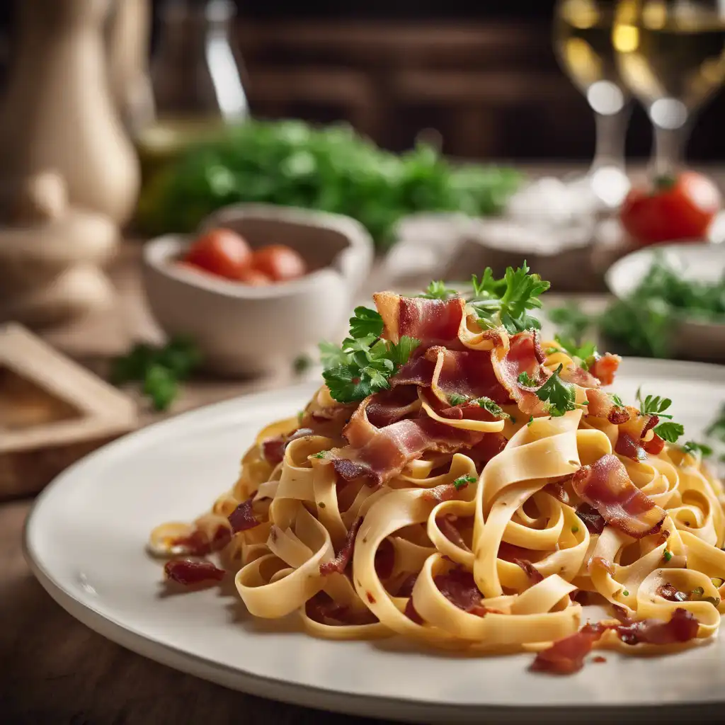 Bacon Tagliatelle