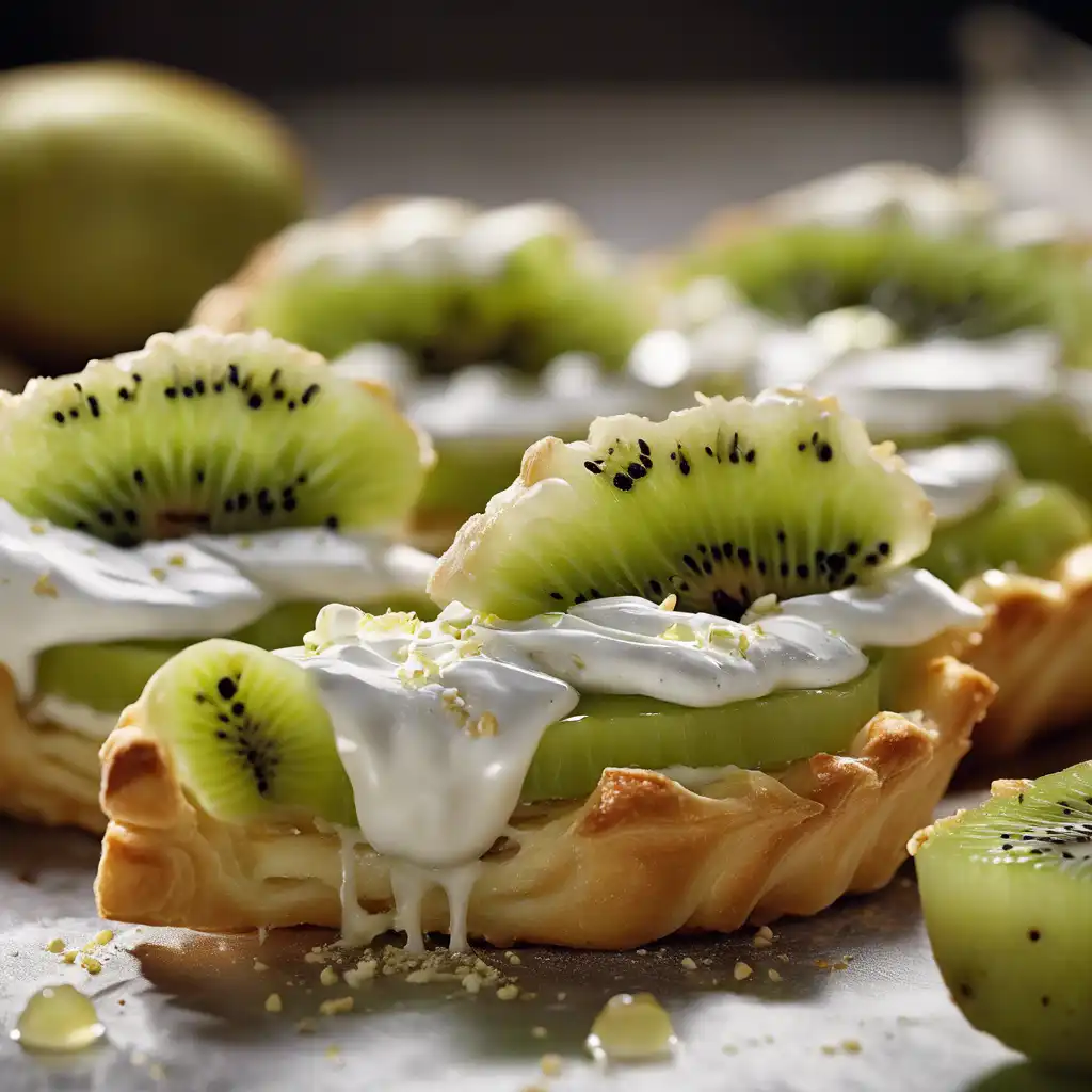 Fresh Kiwi Rendes in Flaky Pastry