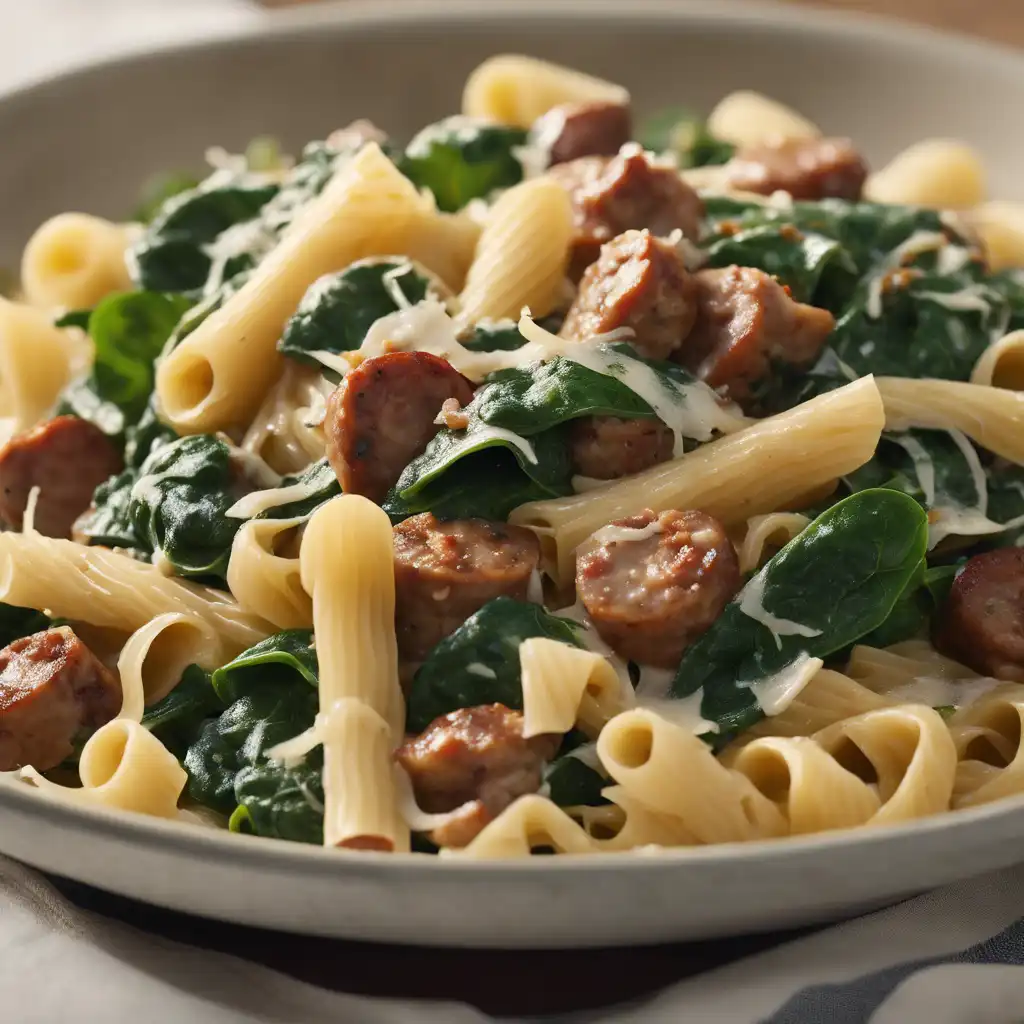 Spinach and Sausage Pasta