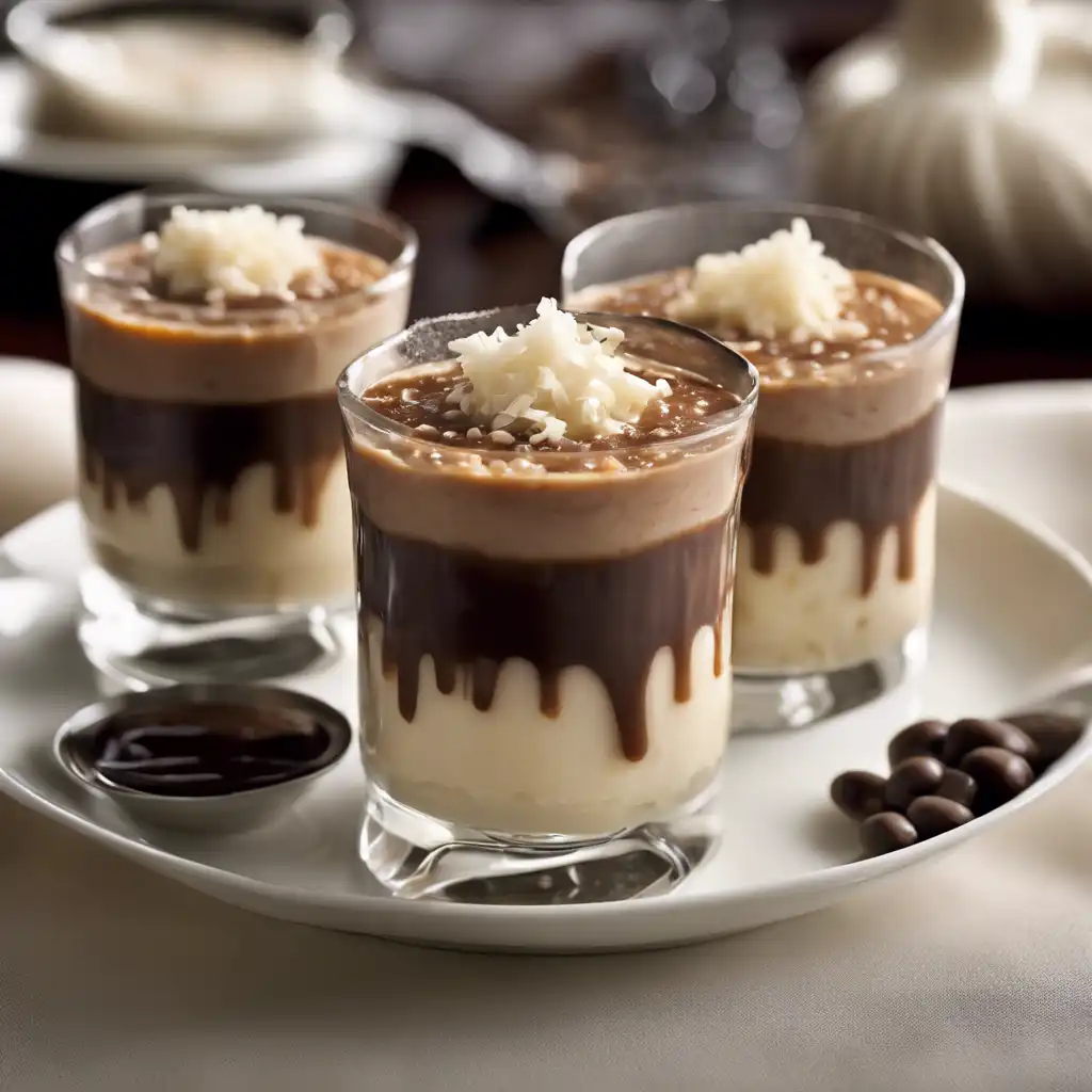 Tapioca Pudding with Mocha Sauce