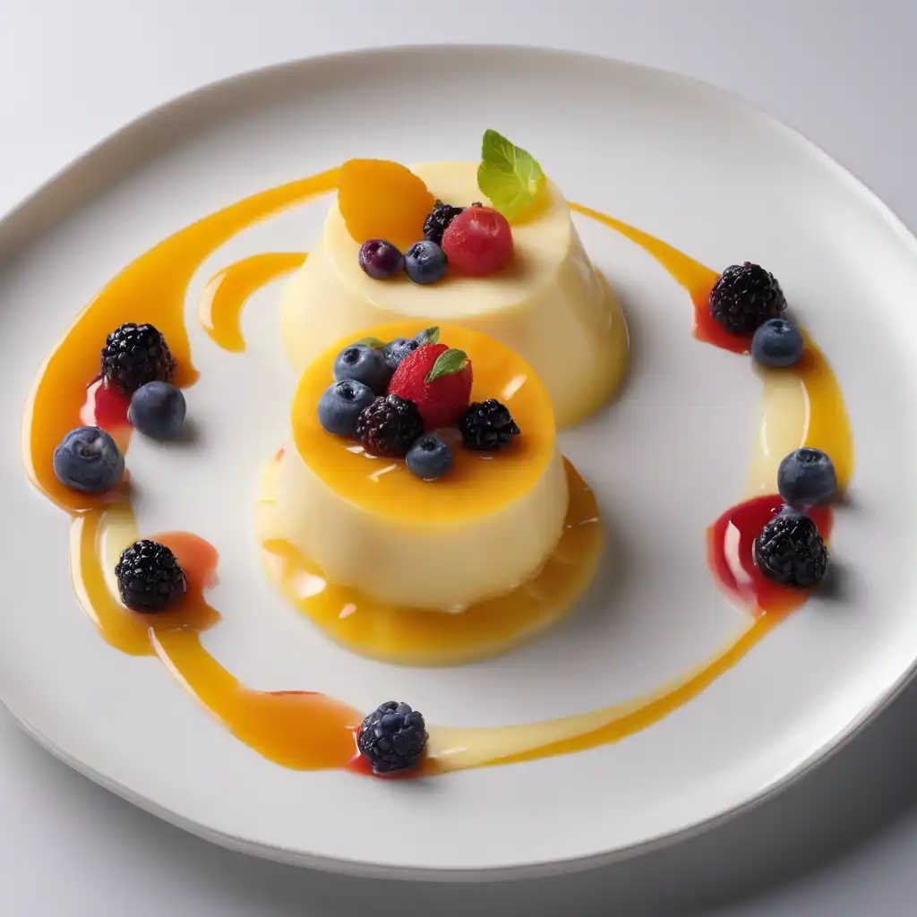 Cheese Pudding with Abiu Fruit