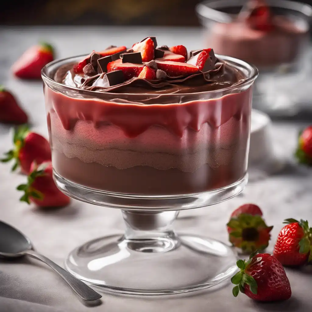 Strawberry Chocolate Pudding