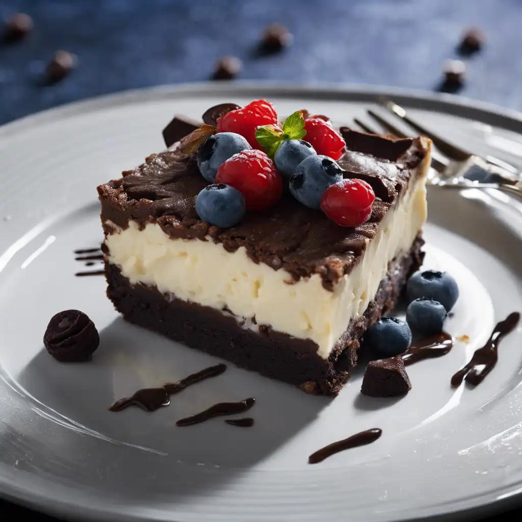 Frozen Brownie Tart