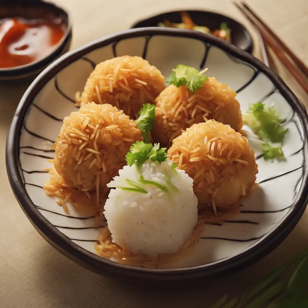 Rice Balls with Chicken