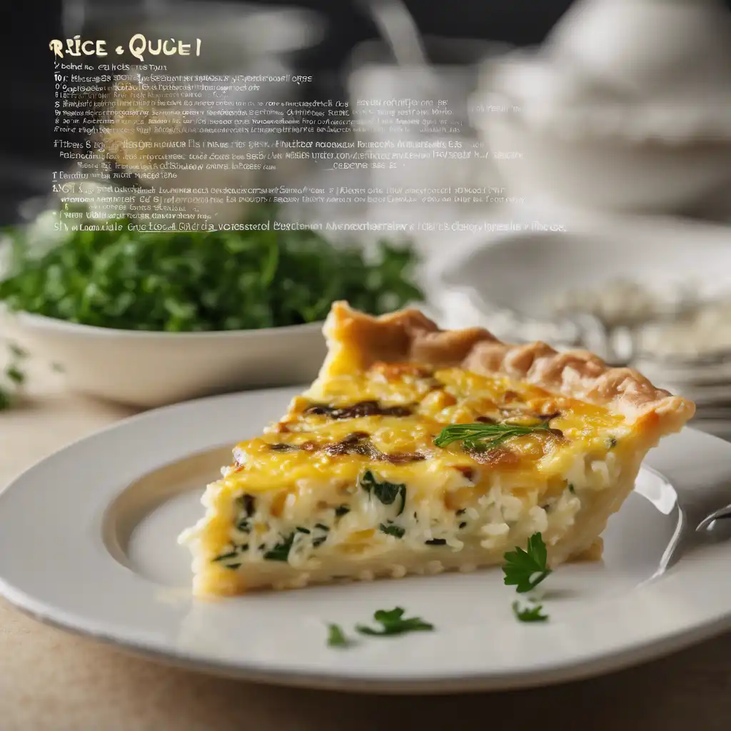 Rice and Cheese Quiche