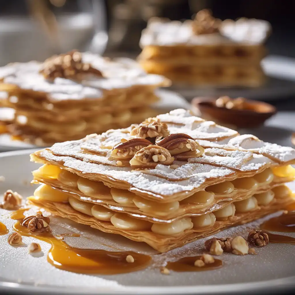 Mille-Feuille of Caramel Cream