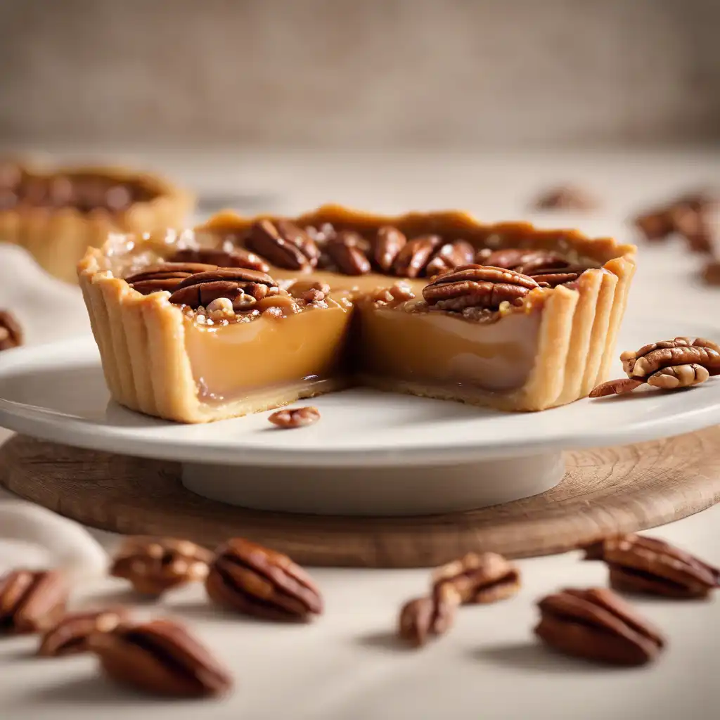 Milk Caramel and Pecan Tart