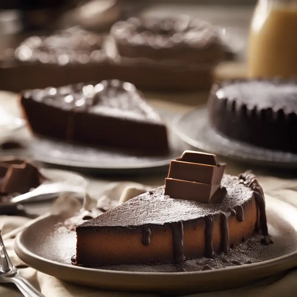 Pound Cake and Chocolate Tart