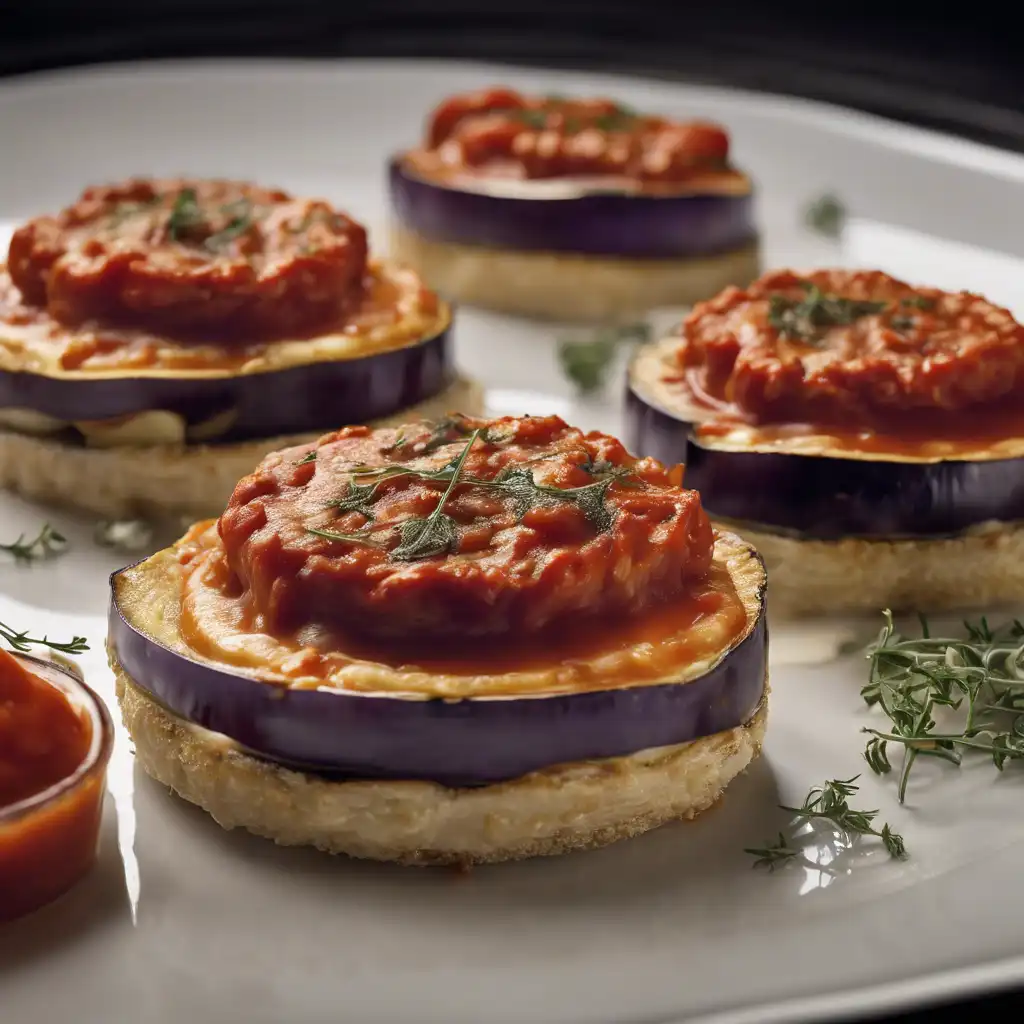 Eggplant Tortino with Tomato Sauce