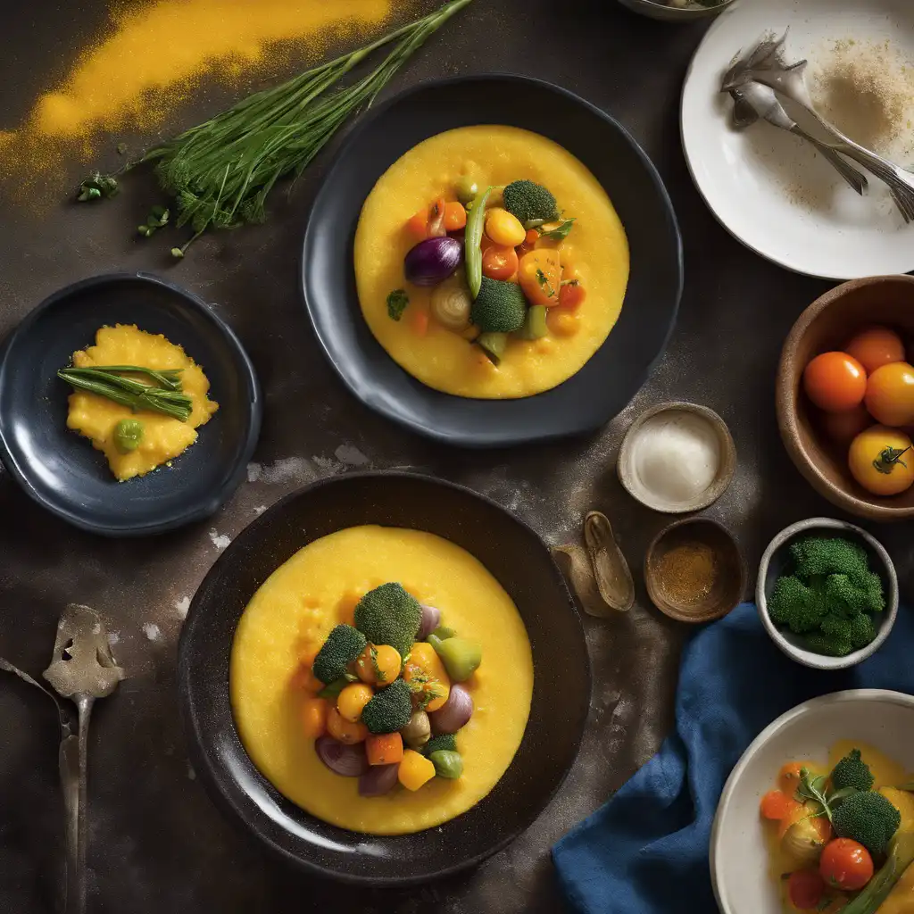 Creamy Polenta with Vegetables