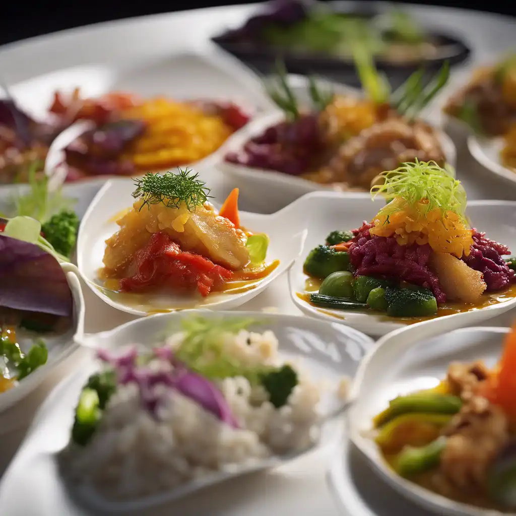 Crunchy Namorado with Antiochian Sauce and Oriental Veggies