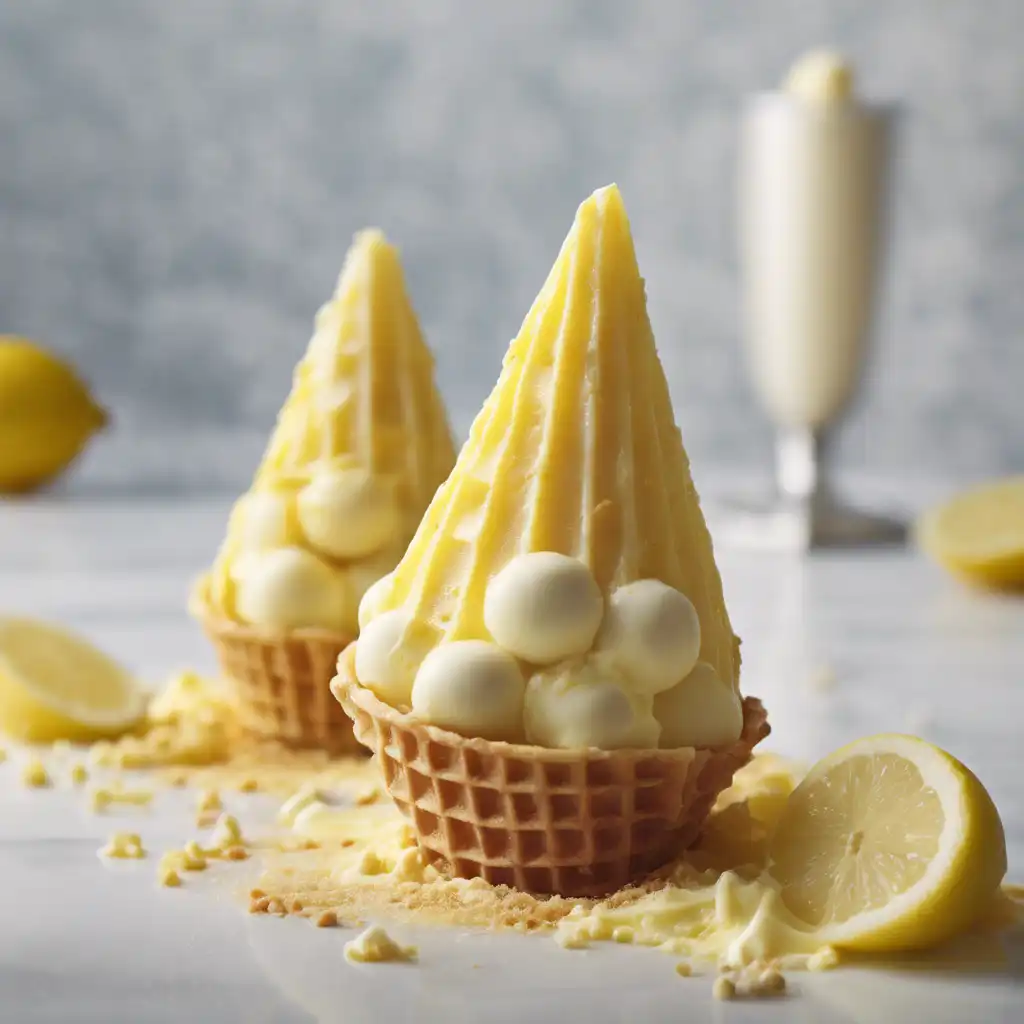 Lemon Truffle Cone