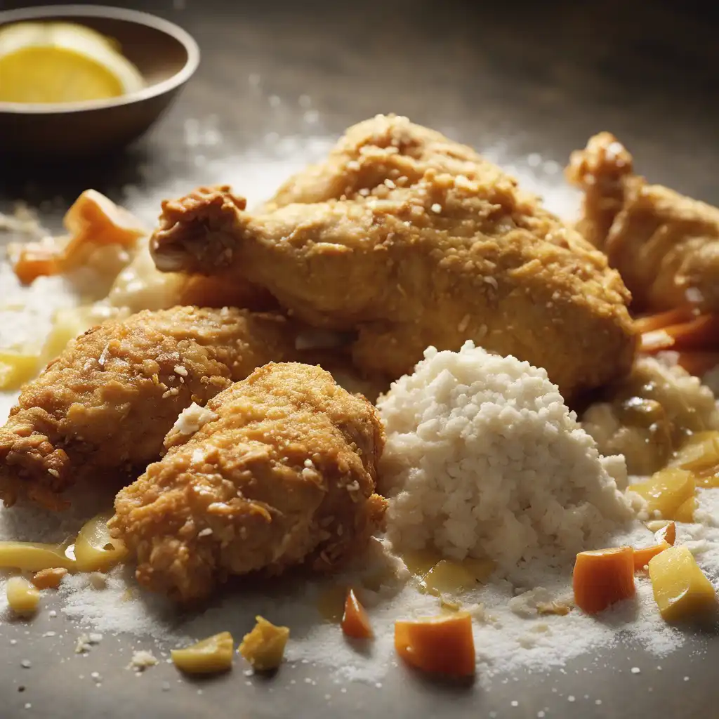 Crispy Chicken with Three Types of Flour