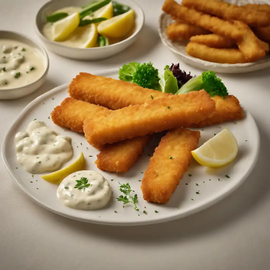 Fish Fingers with Tartar Sauce