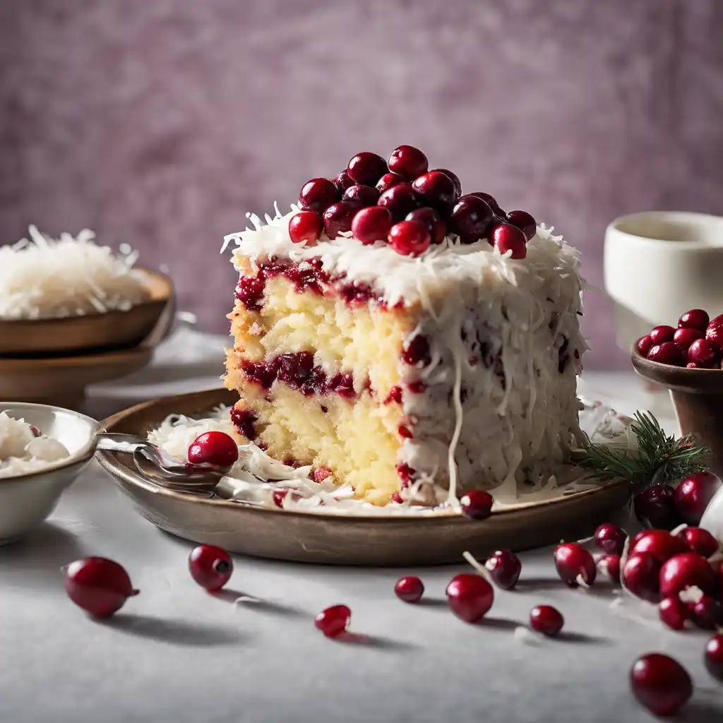 Coconut and Cranberry Cake