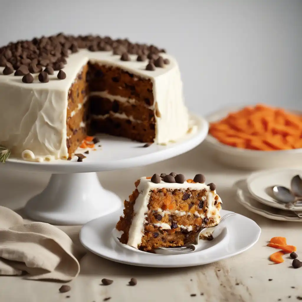 Carrot Cake with Chocolate Chips