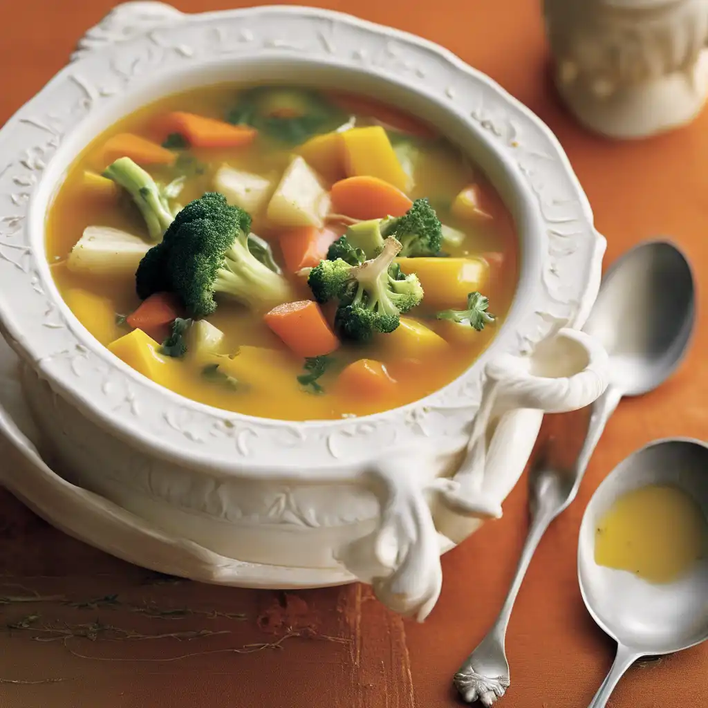 Vegetable Soup without Oil