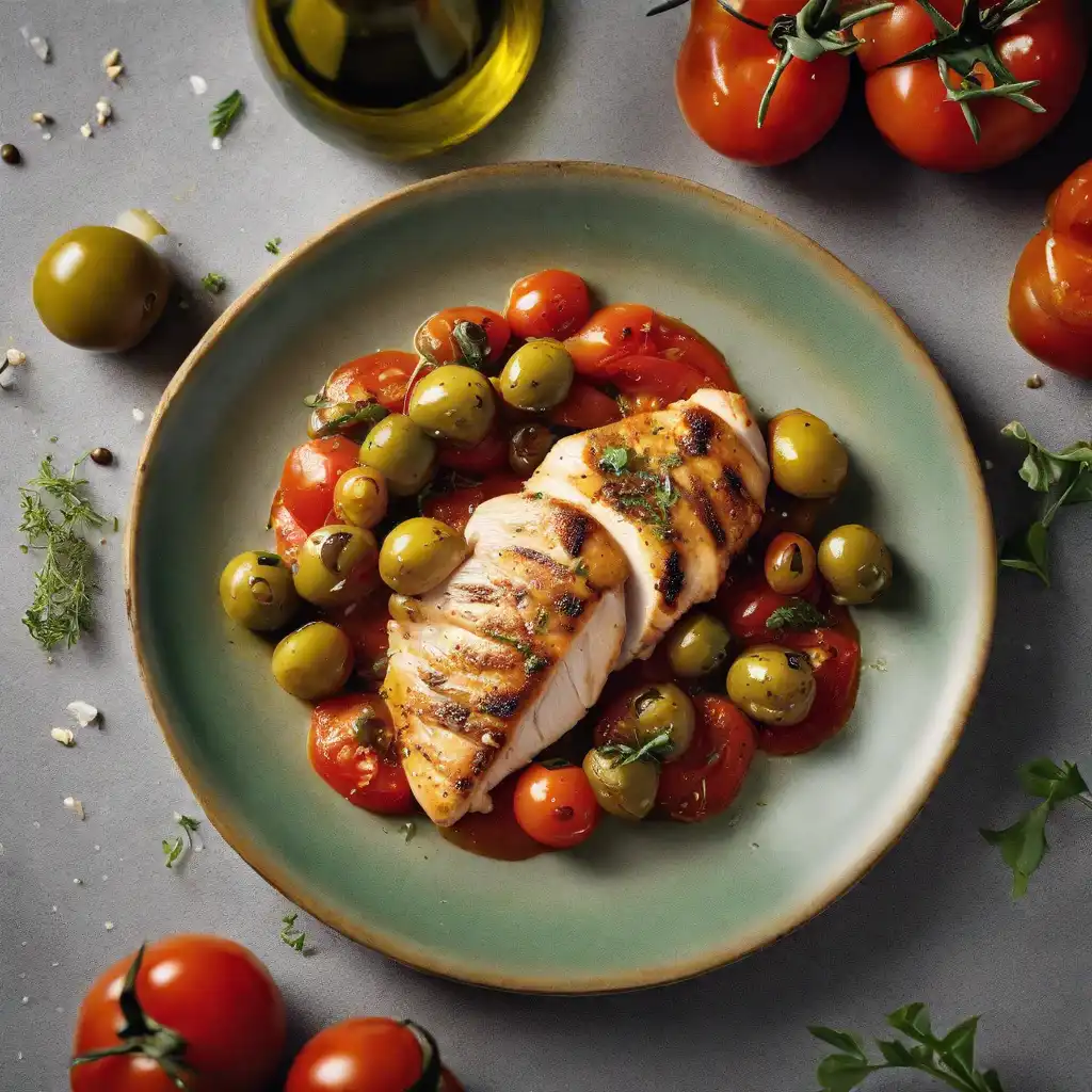 Chicken Breast with Tomato and Herbs