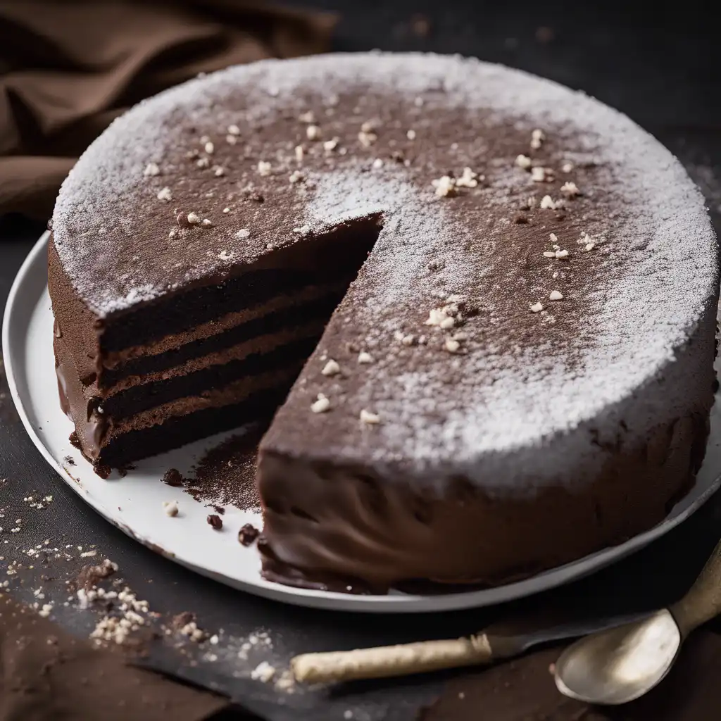 Brazilian Chocolate Cake with Maria-Mole Filling