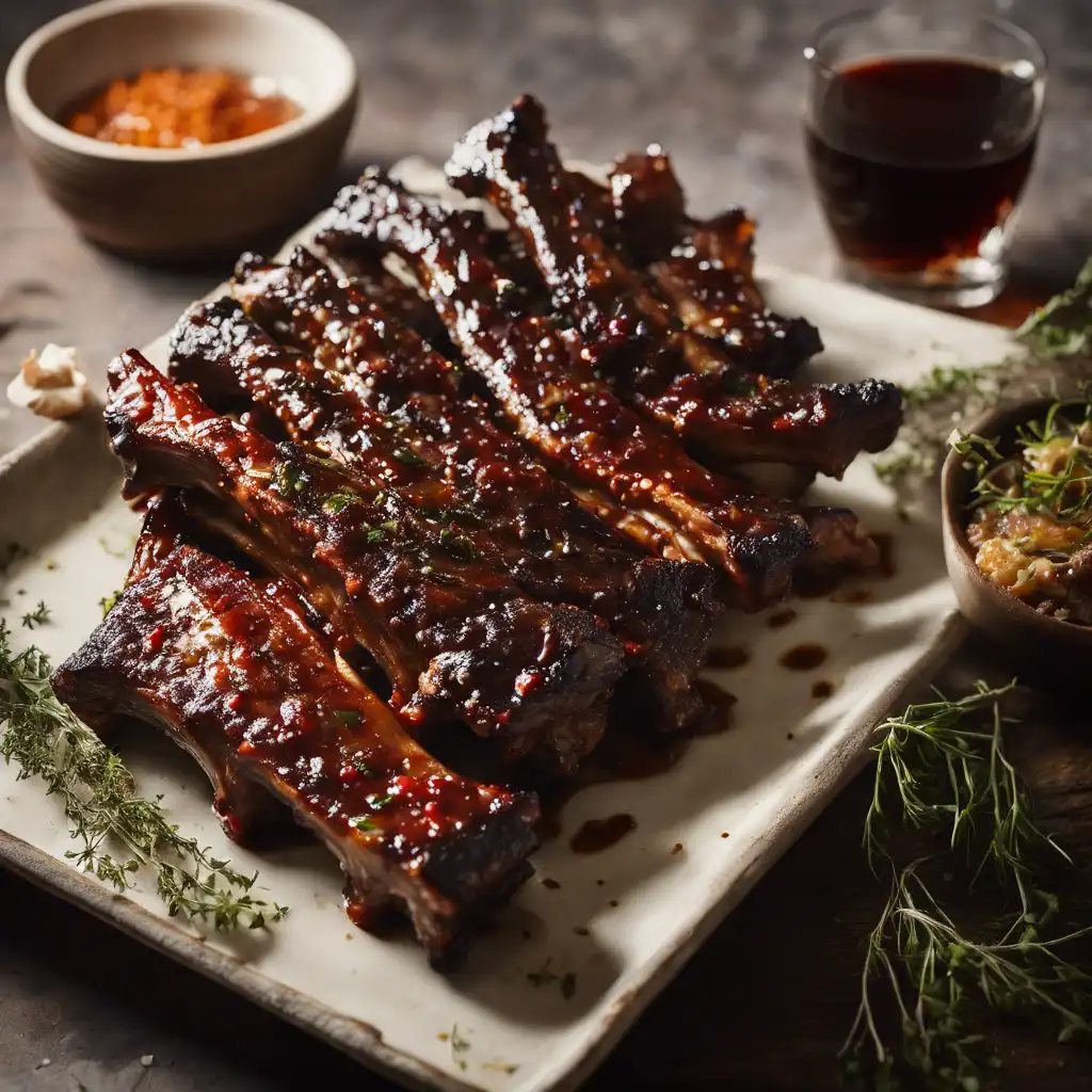 Pork Ribs Roasted