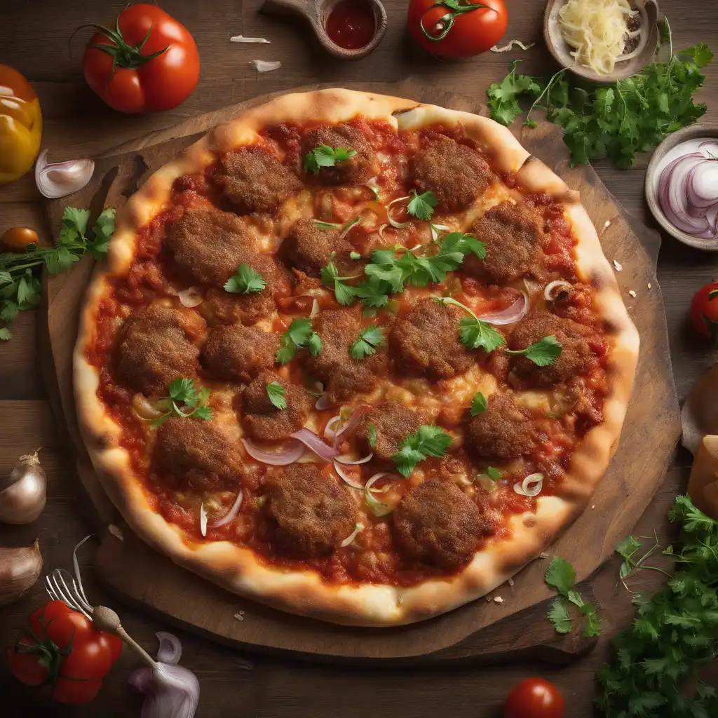 Sausage Fried Pizza