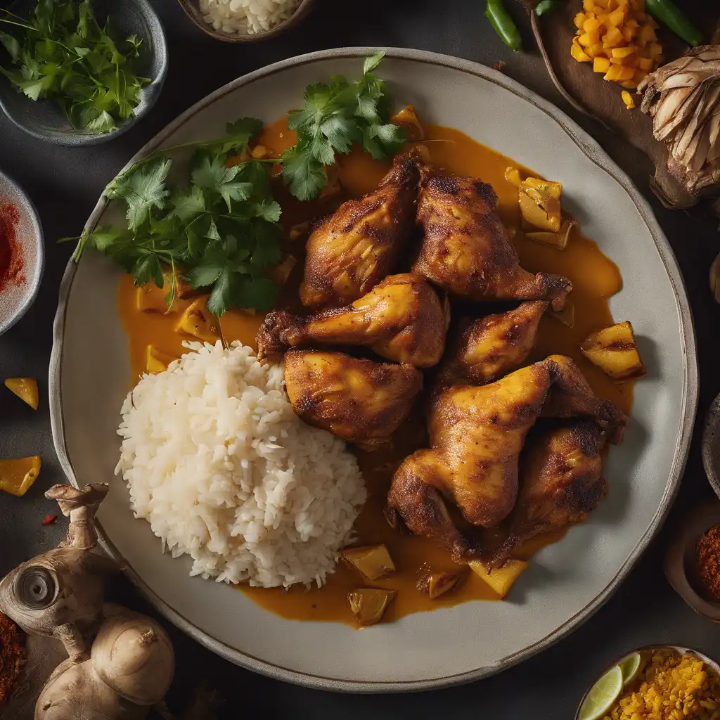 Angolan Chicken with Ginger Special Recipe