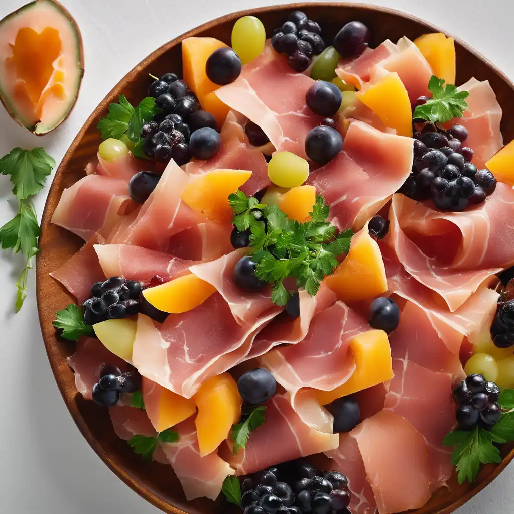 Prosciutto and Fruit Salad