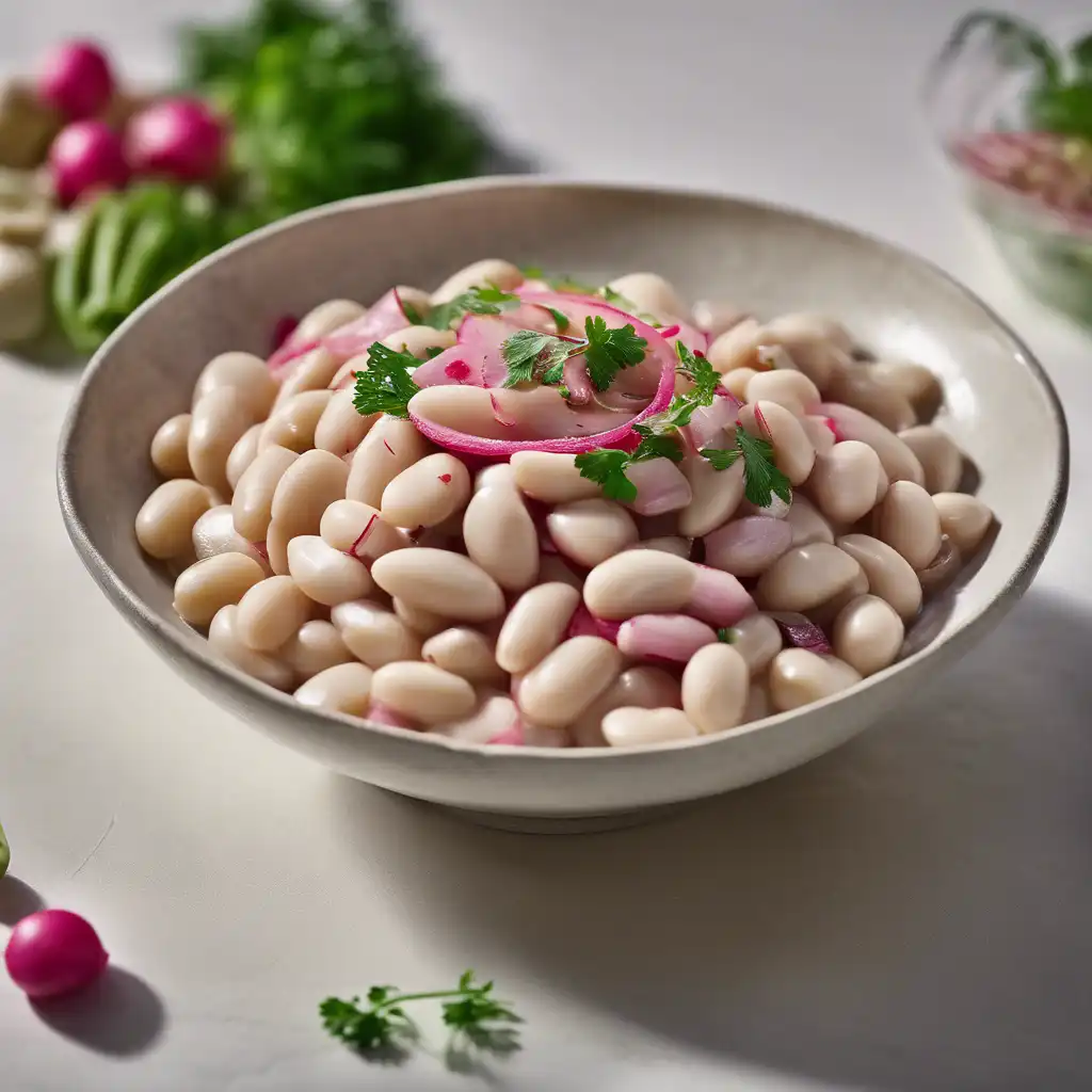 Foto de Feijão branco com atum
