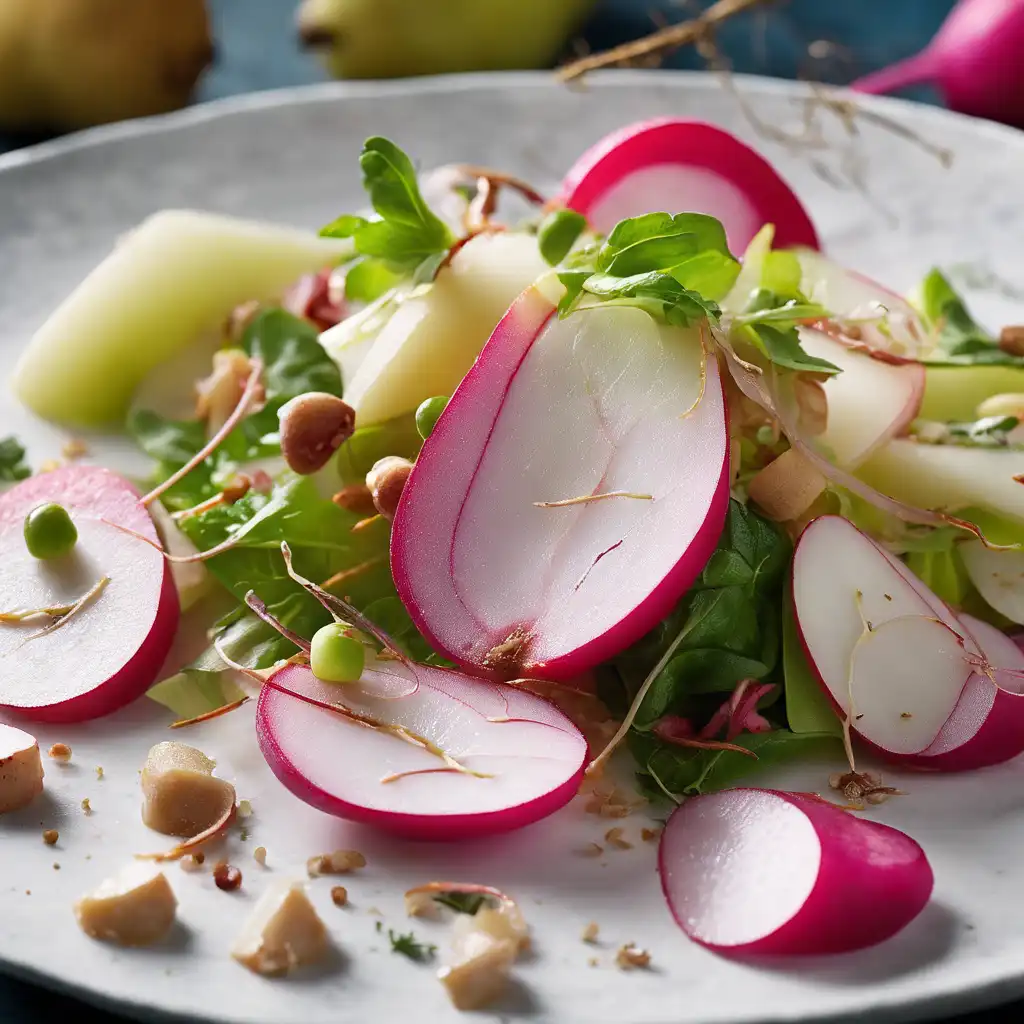 Radish, Pear, and Treviso Salad