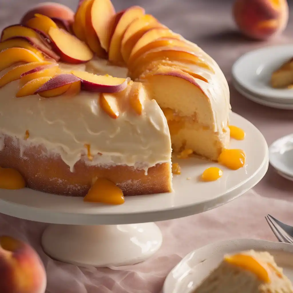 Creamy Peach Cake