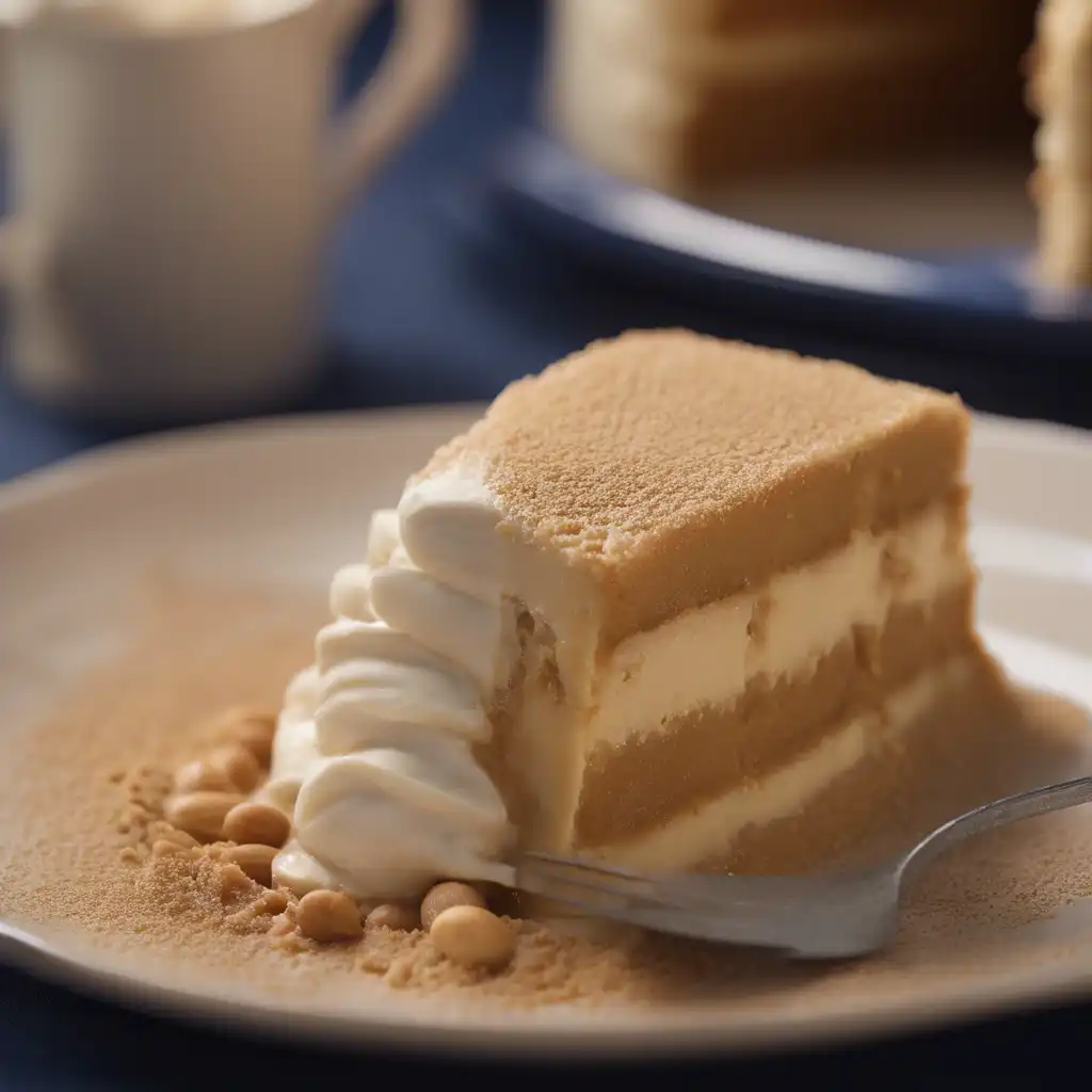 Peanut Pudding - Canela Cake with Creamy Filling