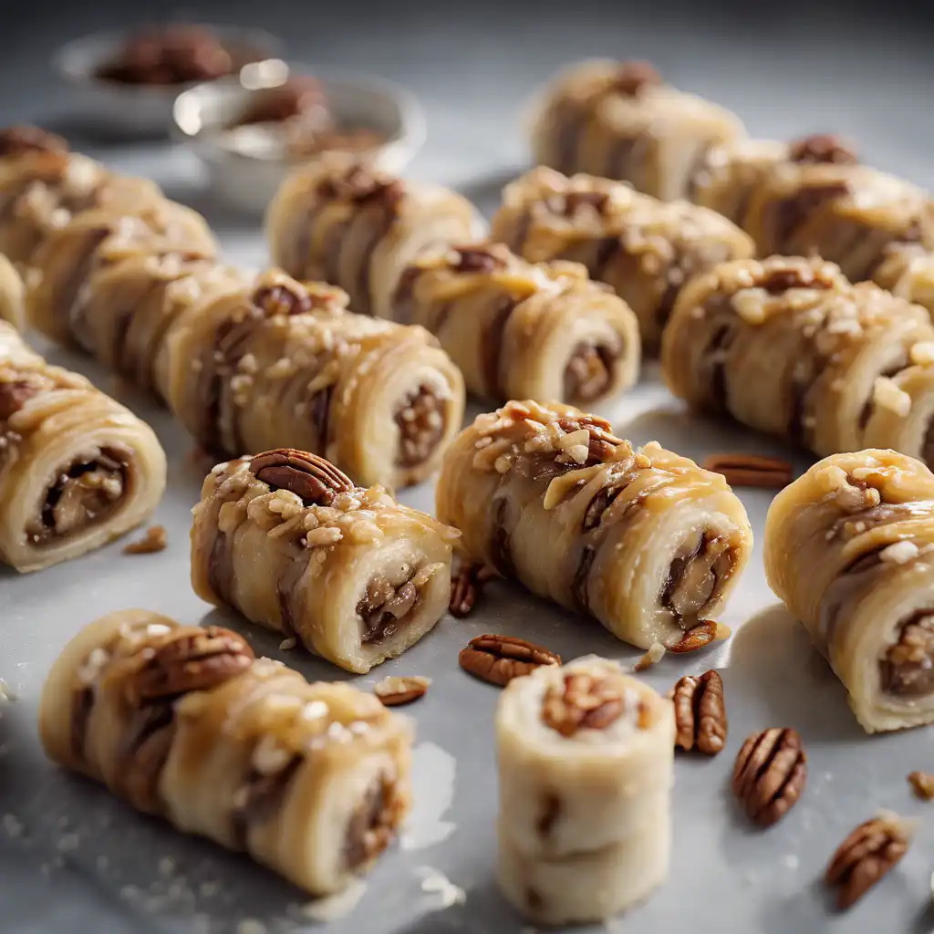 Caju Rolls with Pecan Filling