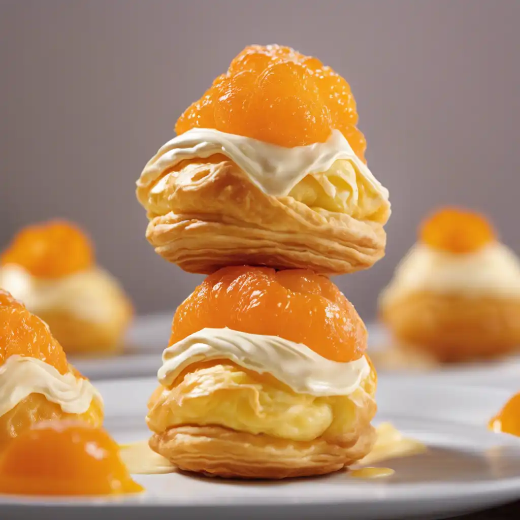 Tangerine Cream Puffs