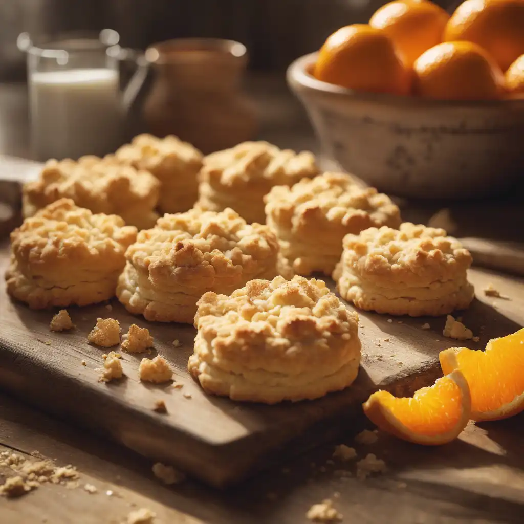 Orange Crumble Biscuits