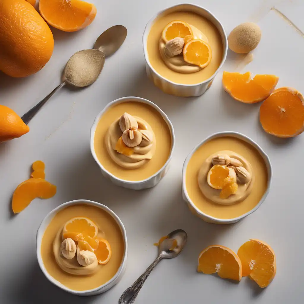 Peanut Butter Pudding with Orange