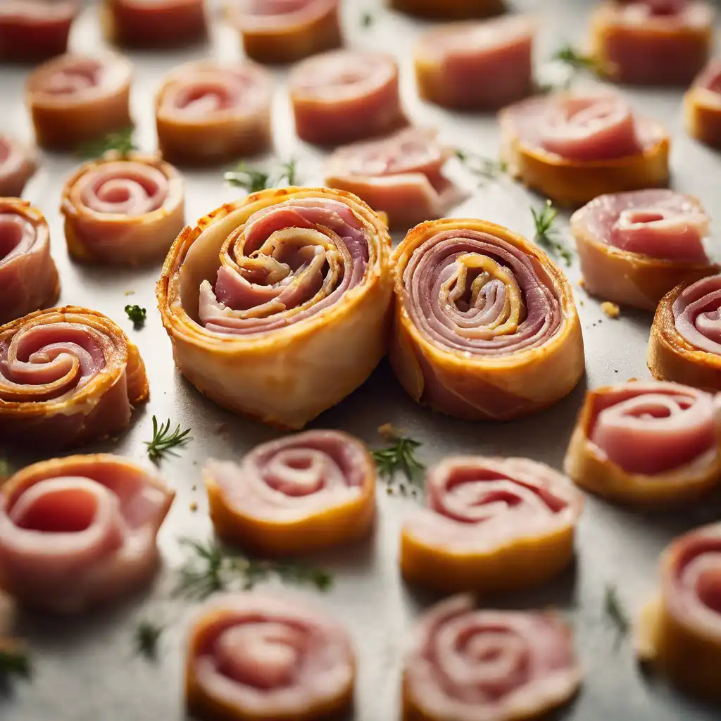 Cured Ham Pinwheel