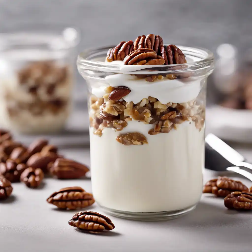 Yogurt Mousse with Pecan