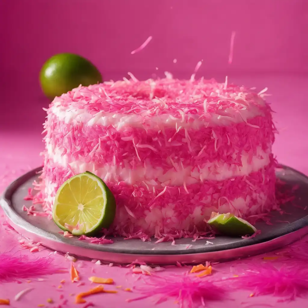 Pink Coconut Cake